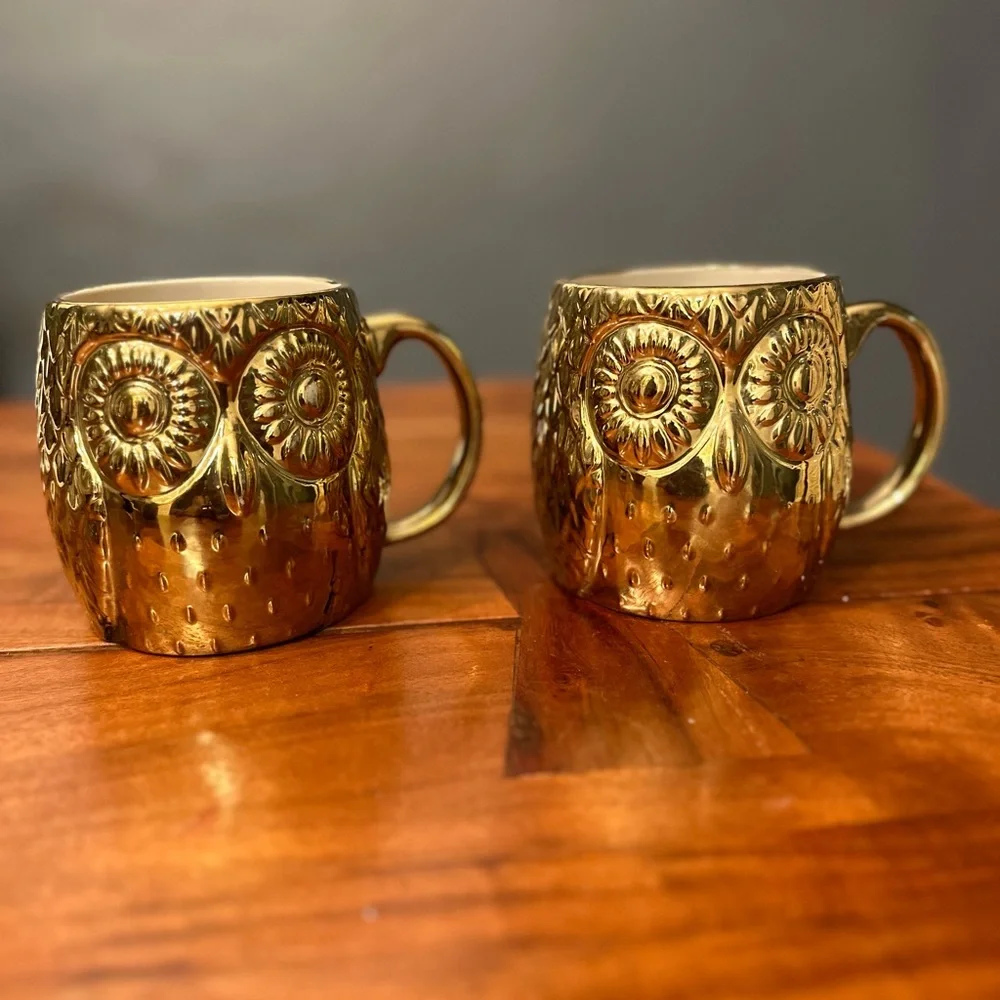 Mugs, candle holders